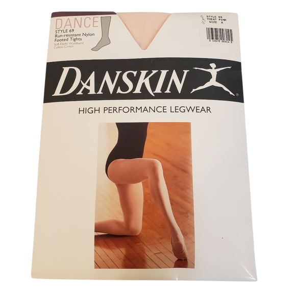 Danskin high performance legwear tights Dance Style 69 Threat Pink SZ A New - Picture 1 of 2